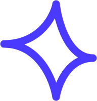 small blue star